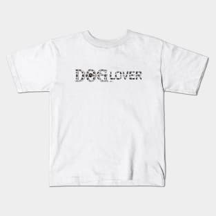 DOG Lover Design with tiny paws Kids T-Shirt